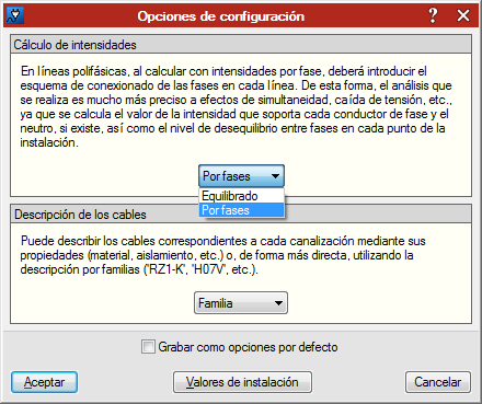 CYPELEC REBT. Instalaciones eléctricas de baja tensión (Real Decreto 842/2002). pantalla principal