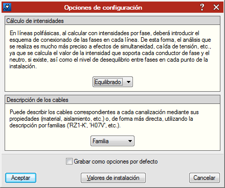 CYPELEC REBT. Instalaciones eléctricas de baja tensión (Real Decreto 842/2002). pantalla principal